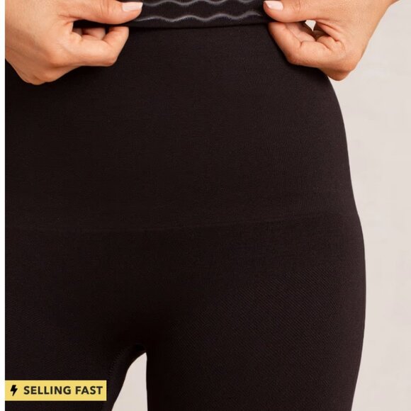 Shapermint Essentials high waisted Shaping Leggings in Black (L/ 8-12) NWT! - Picture 6 of 16